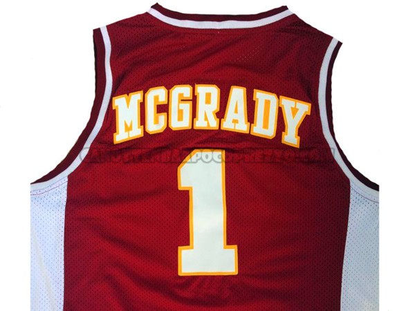 Canotte NBA Mountzion Mcgrady Rosso